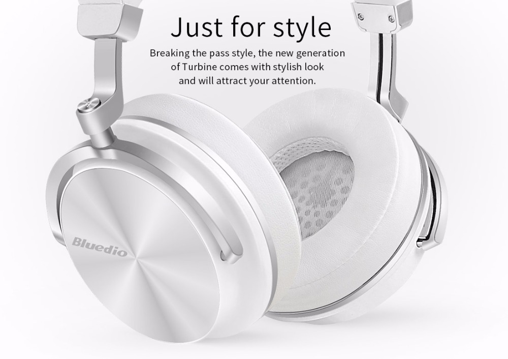 Bluedio T4 Turbine Wireless Bluetooth Headphones - Black